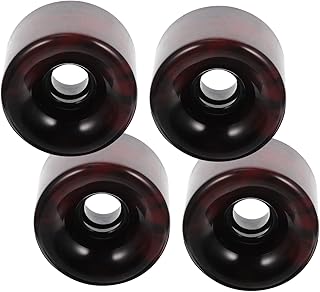 Kisangel Rolamentos De Skate De Roda De Skate 4 Peças Acessórios Externos Acessórios De Patinação Rolamento De Roda De Skate Substituição De Rodas Longboard Roda Longa Roda Portátil