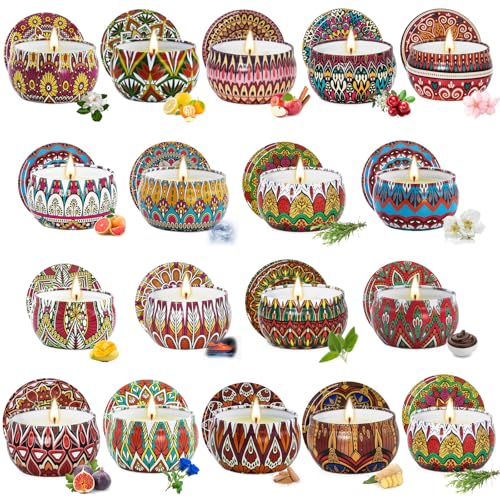 BXGRH Candle Gifts for Women, 18 Packs Aromatherapy Candles, Scented