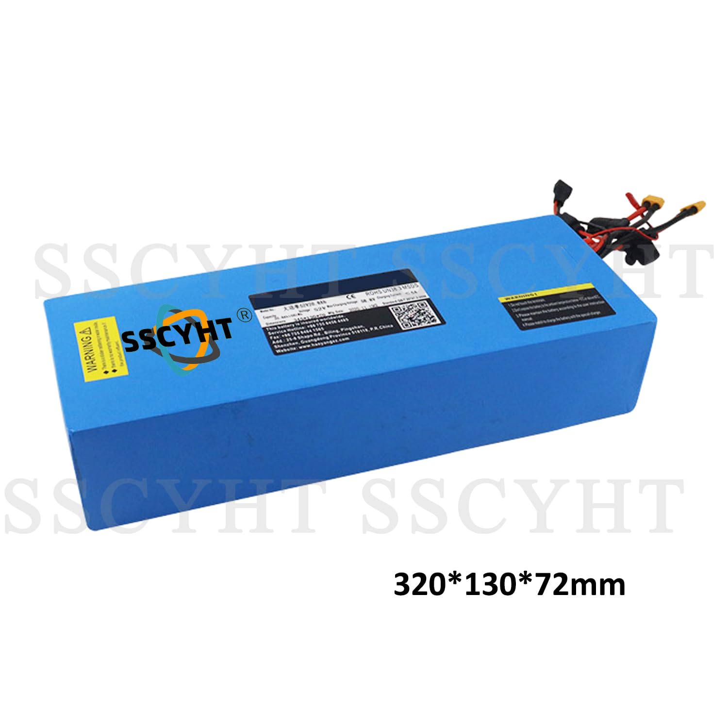 Batería Bicicleta eléctrica 52V 60V 15,6Ah 18,2Ah 20,8Ah Paquete baterías Litio Repuesto 60V 12Ah 23,4Ah 26Ah Accesorio para Patinete eléctrico Kits Motor 500W 1000W 1500W