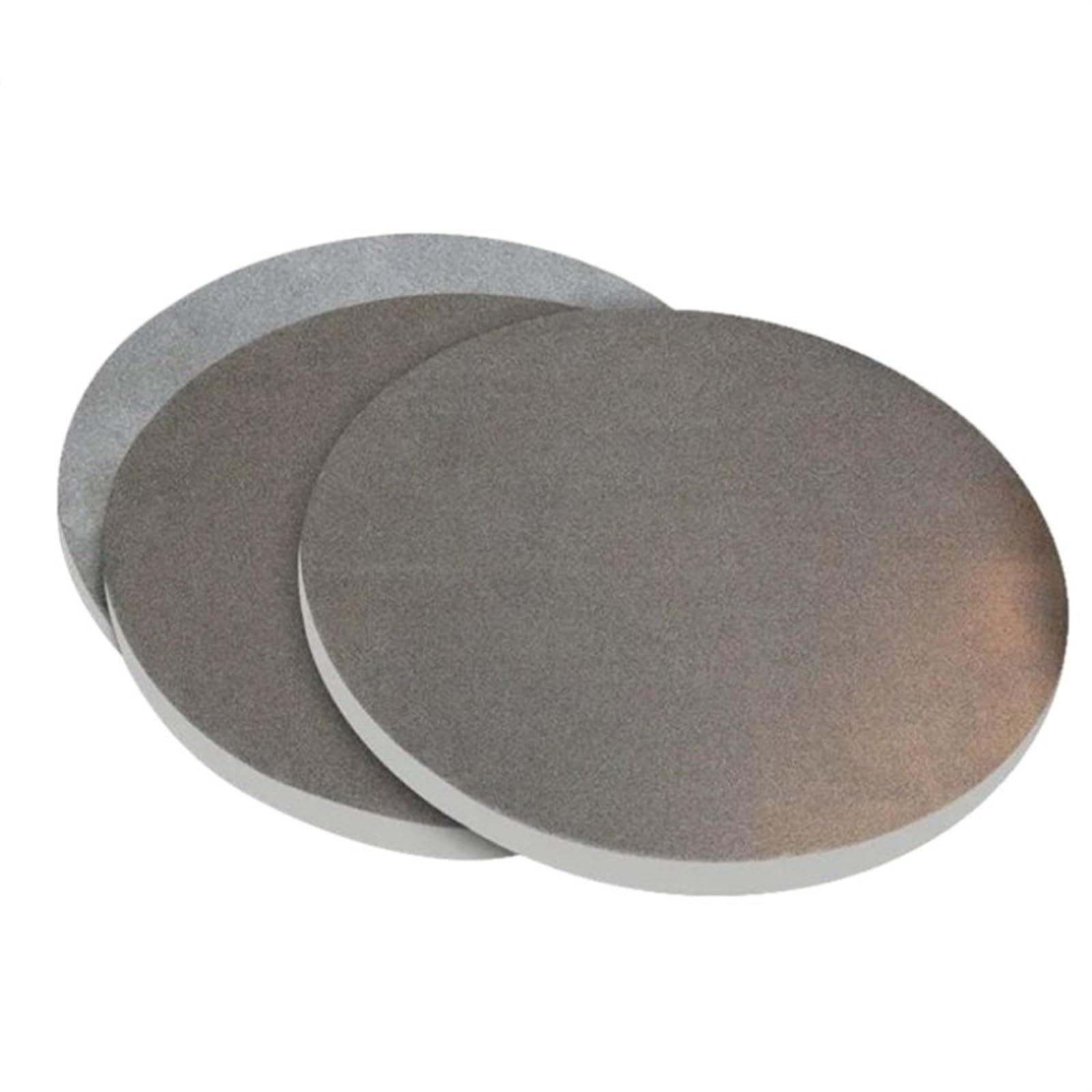 aluminio metal 2 uds 1060 placa de hoja de aluminio redonda modelo de bricolaje fabricación de perfil de aluminio plegable decorativo(Size:3X120MM)