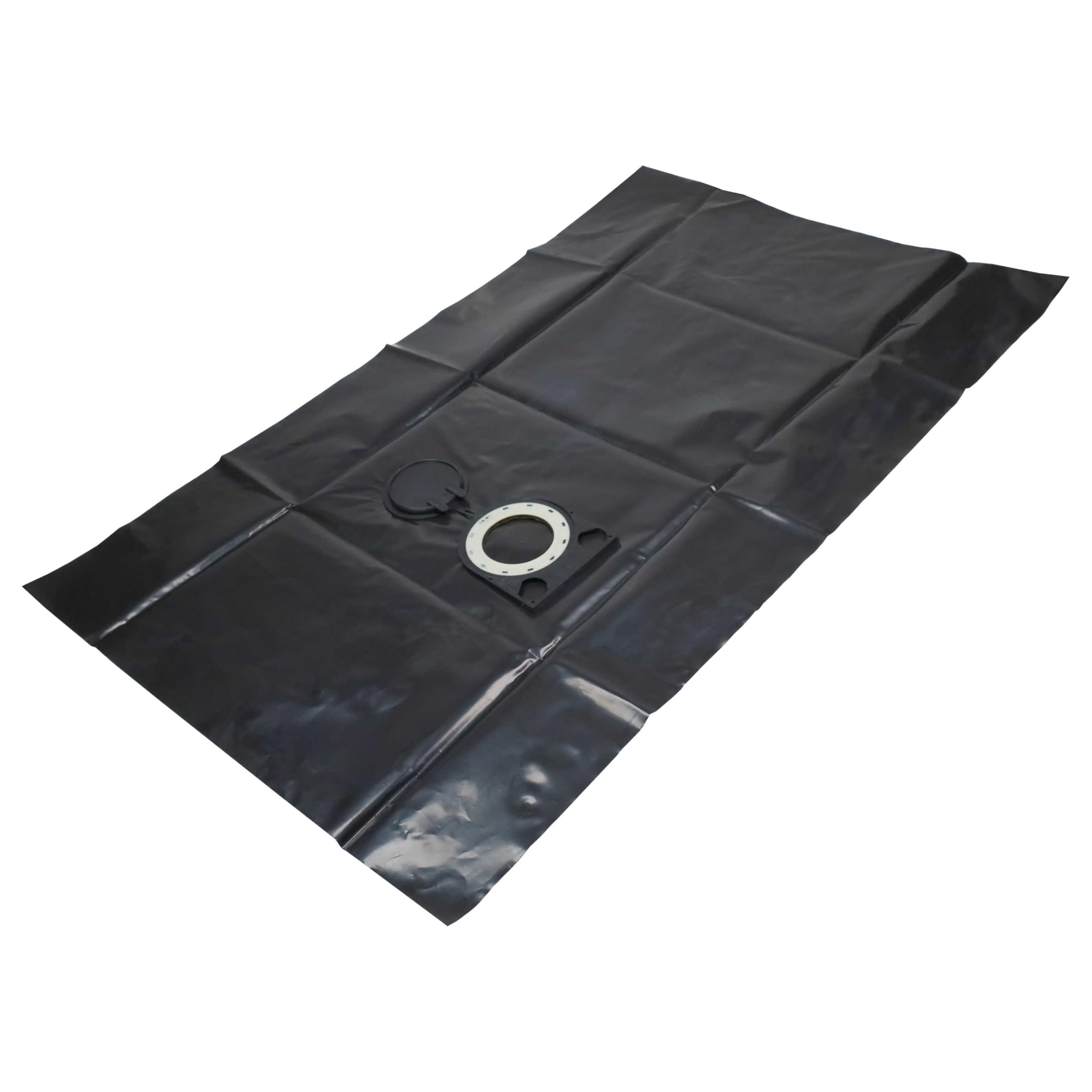 vhbw 20x Entsorgungsbeutel kompatibel mit Starmix ISC 25 L Staubsauger | 34,4cm x 23,5cm Schwarz