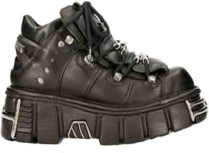 New Rock M.106-S1 ブラック 40 Amazon.com | New Rock 106 S29 Men's Goth Punk Black Metallic