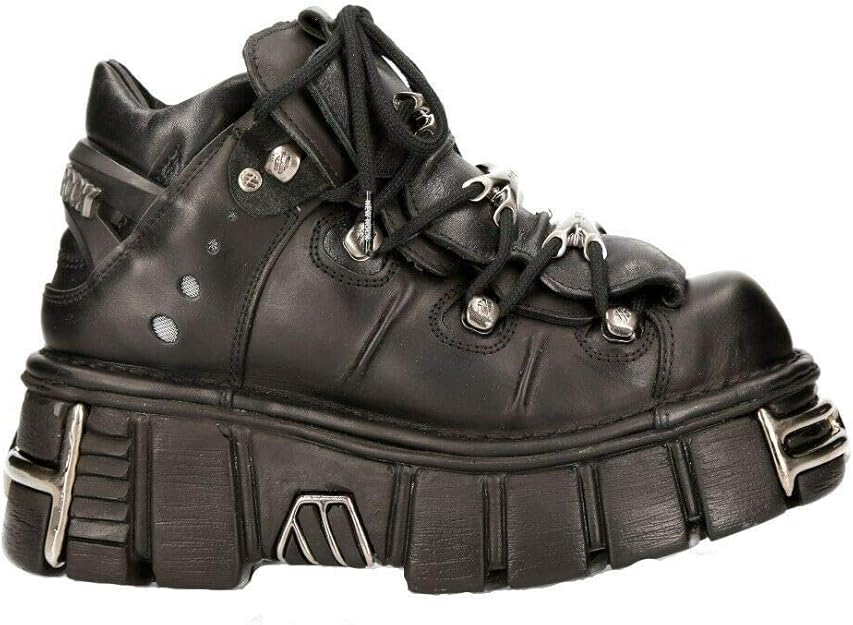 New Rock 106S1 Unisex Metallic Black