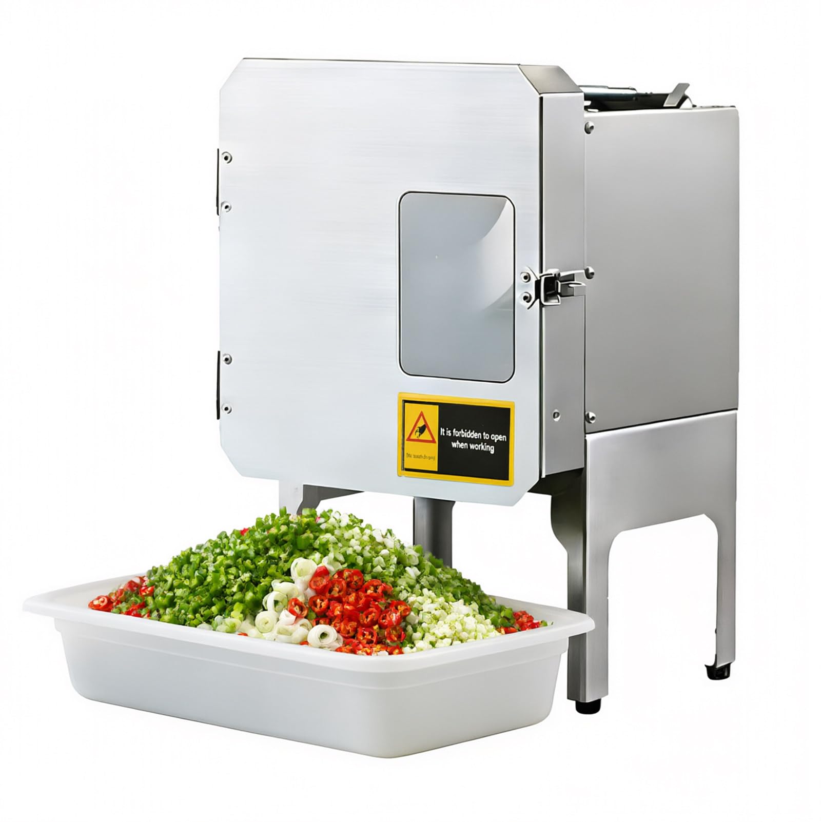 Gewerblicher FrüHlingszwiebelschneider,360w Elektrischer Smallwindow