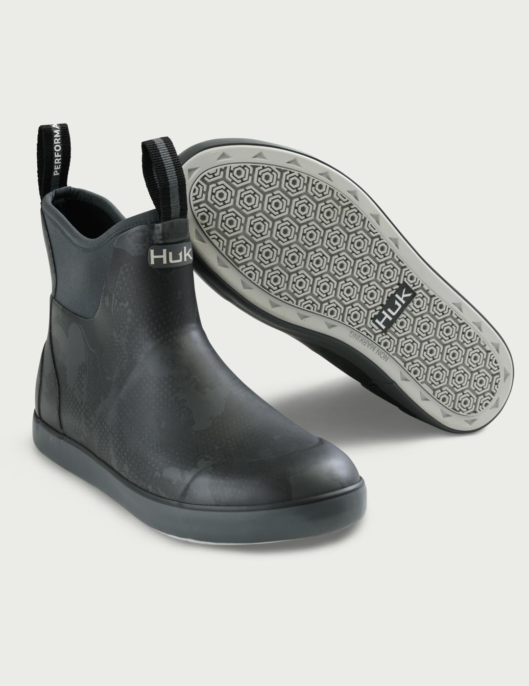 HUK Rogue Wave Shoe, High-Performance Fishing & Deck Boot, Black2, 10