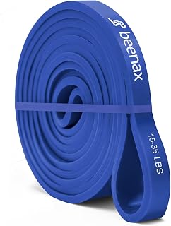 Beenax Resistance Bands Pull Up Set, 5 Levels Exercise Bands Men Women for Calisthenics, Powerlifting, Bodyweight Training, Stretching, Mobility, Yoga, Pull Up Assistance Bands