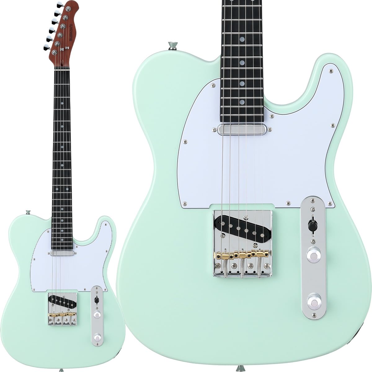 【テレキャスター】送料込み テレキャスタータイプ バスカーズ Amazon | BUSKERS BTL-Standard GRW テレキャスタータイプ