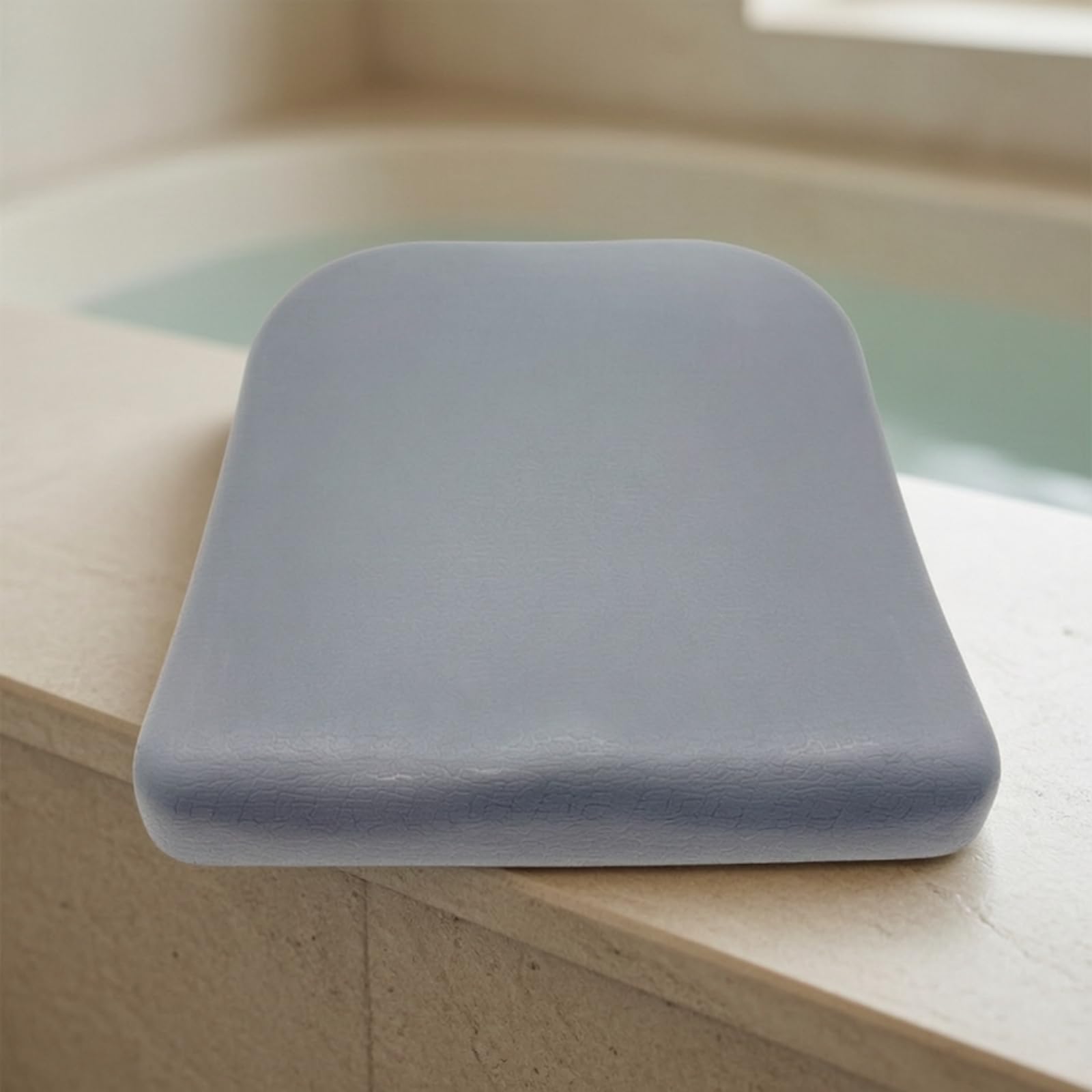 Milageto Cuscino da Bagno Cuscino Vasca Poggiatesta Poggiacollo Supporto Vasca con Imbottitura Spessa Forma Ergonomica Finitura in Poliuretano Lavabile Adatto per Relax in Vasca Benessere Domestico