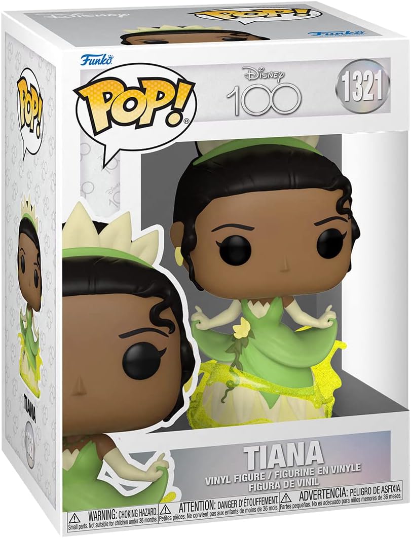 Funko POP! Disney: Disney 100 - Princess Tiana - Collectable Vinyl Figure - Gift Idea - Official Merchandise - for Kids & Adults - Movies Fans - Model Figure for Collectors and Display