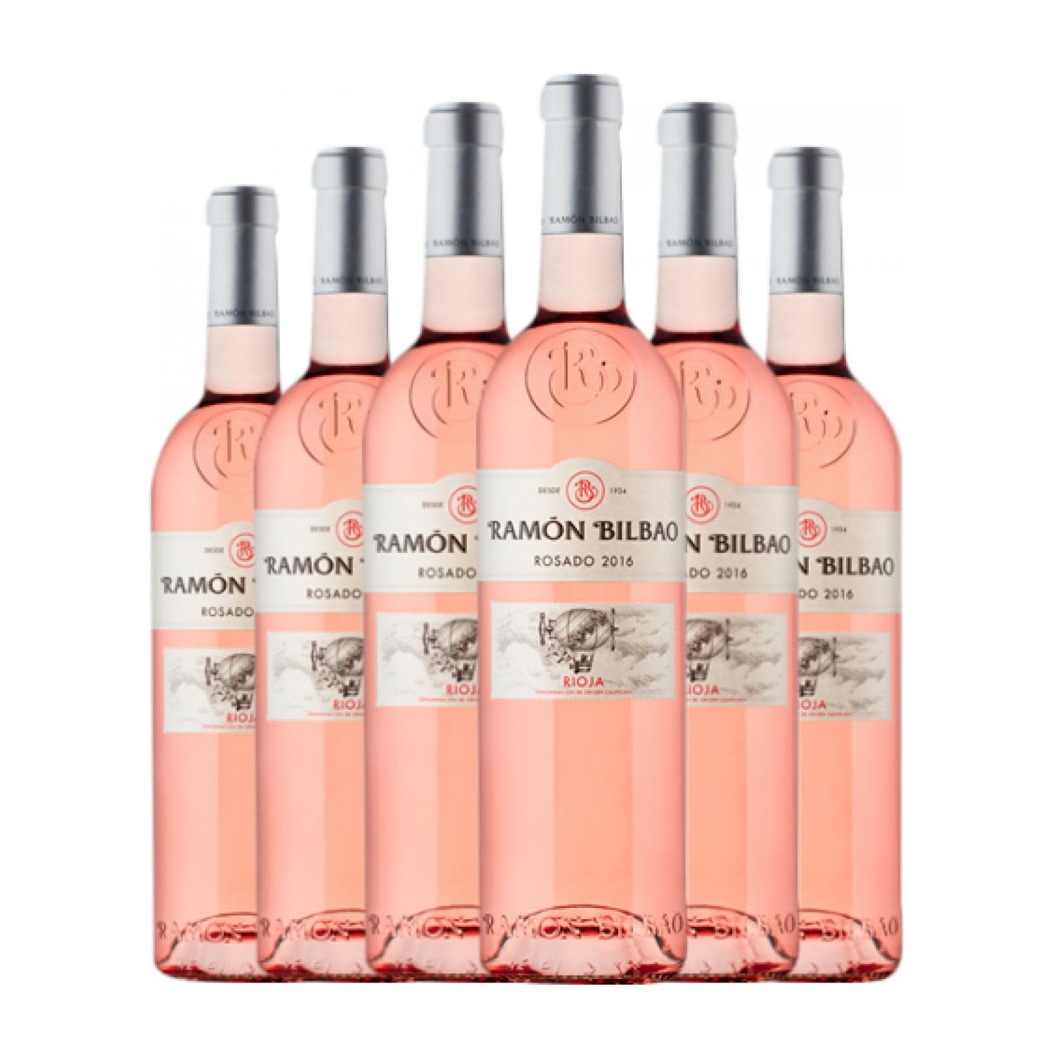 Ramón Bilbao Rosado Rioja 75 cl Vino rosado (Caja de 6 Botellas de 75 cl)
