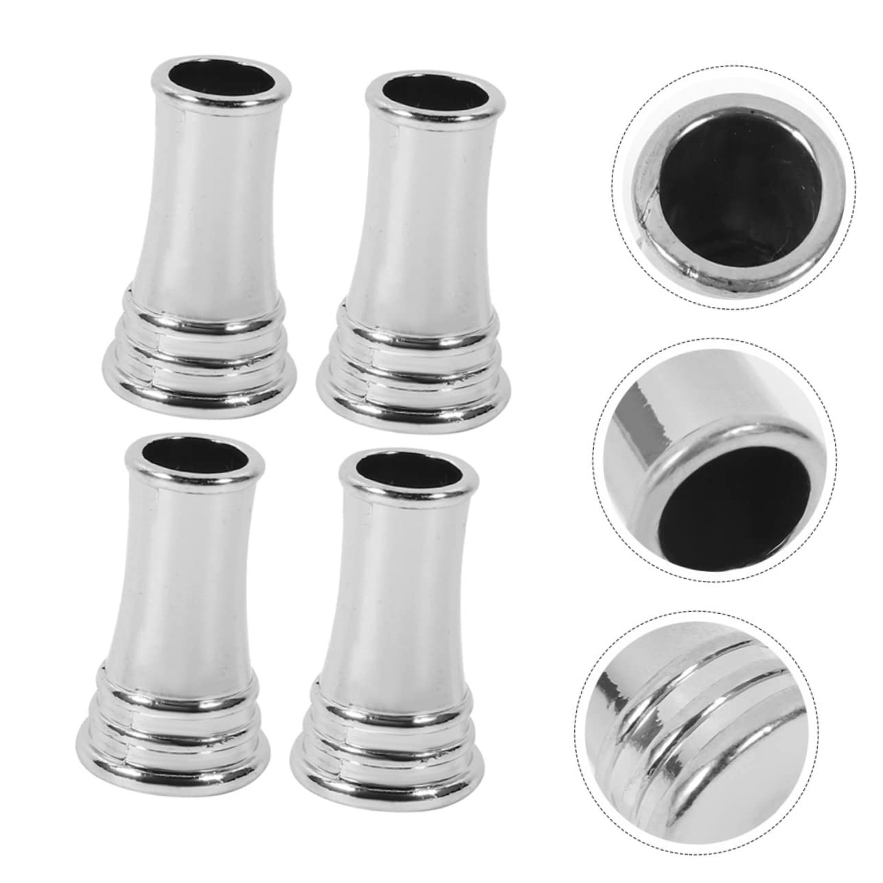 NUOBESTY 16 Pz portapenne rotondo in metallo portapenne da scrivania espositore penna scrivania astuccio porta penna stilografica domestico rame Silver