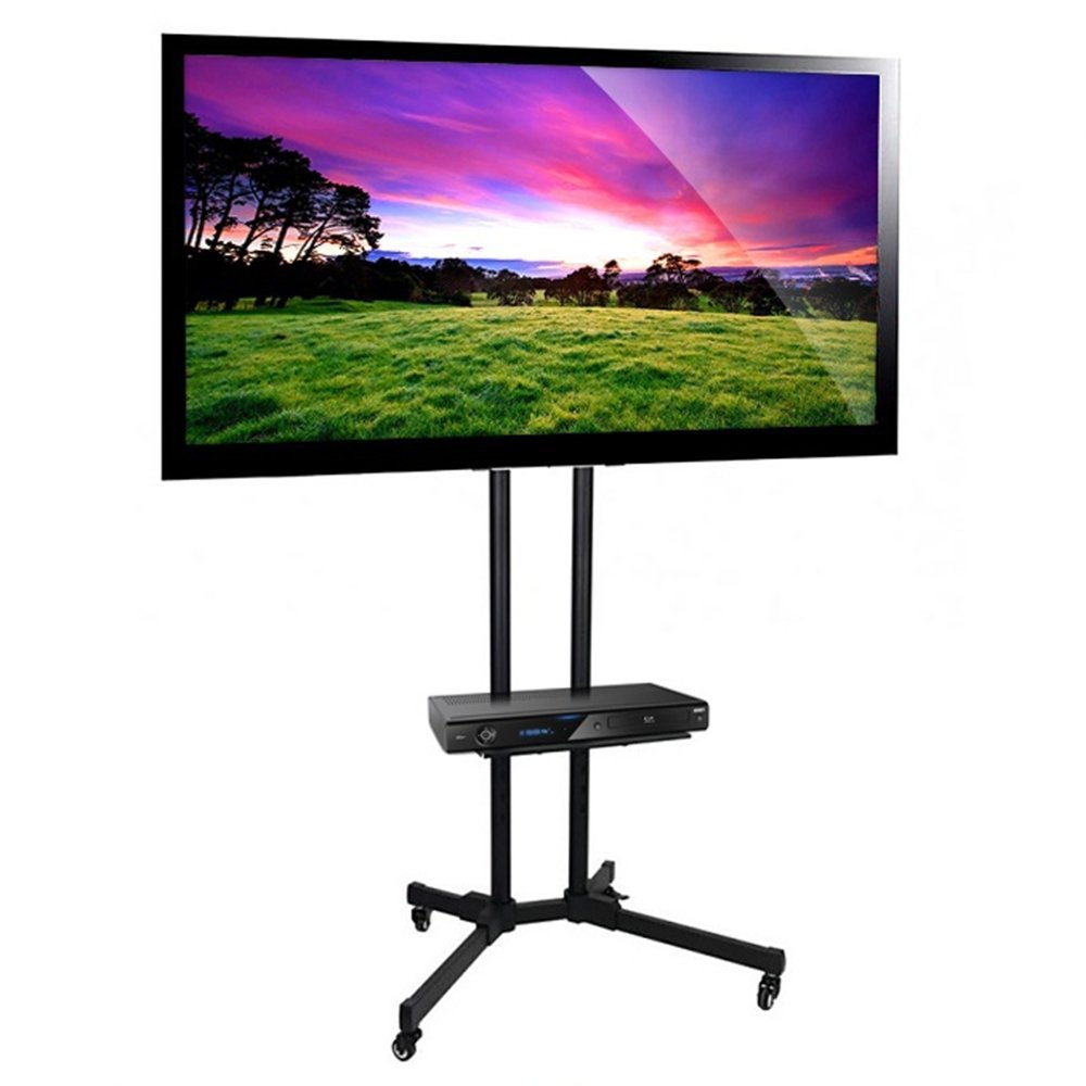 Carrello porta TV mobile, cavalletto, supporto TV con ruote per schermi piatti LCD, LED, OLED da 32 a 75 pollici, in acciaio inossidabile con ruote, capacità massima 49,9 kg, VESA 600 x Carrello porta TV mobile, cavalletto, supporto TV con ruote per schermi piatti LCD, LED, OLED da 32 a 75 pollici, in acciaio inossidabile con ruote, capacità massima 49,9 kg, VESA 600 x