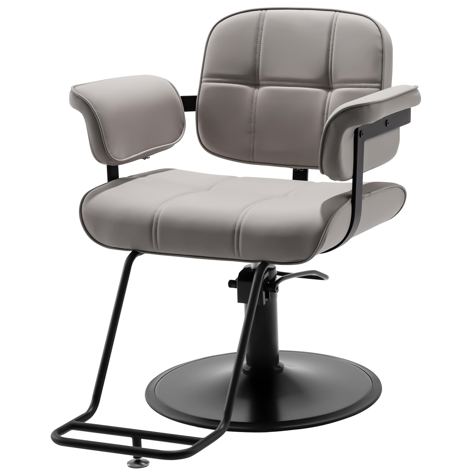 Barber Salon Chair, Extra Wide Hair Styling Chair Heavy Duty