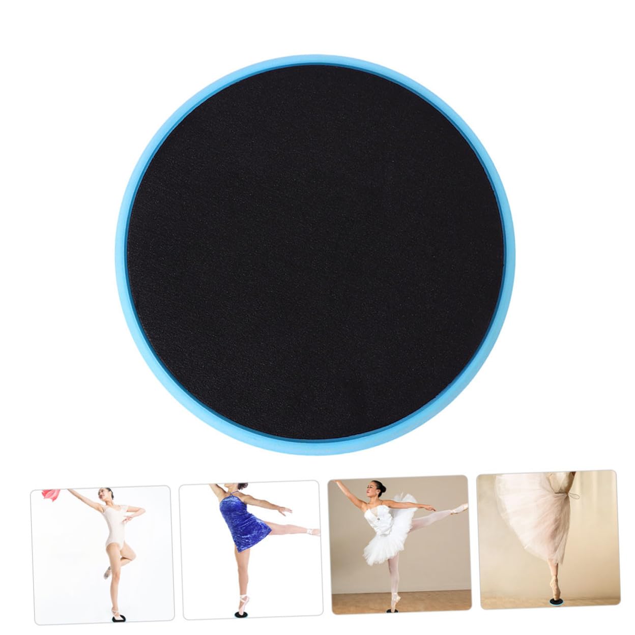 Sosoport Planche Tournante Améliore L'Équilibre pour Danseurs en Nylon Bleu de Ballet et Réduit la Friction, pour Yoga et Exercices d'Équilibre