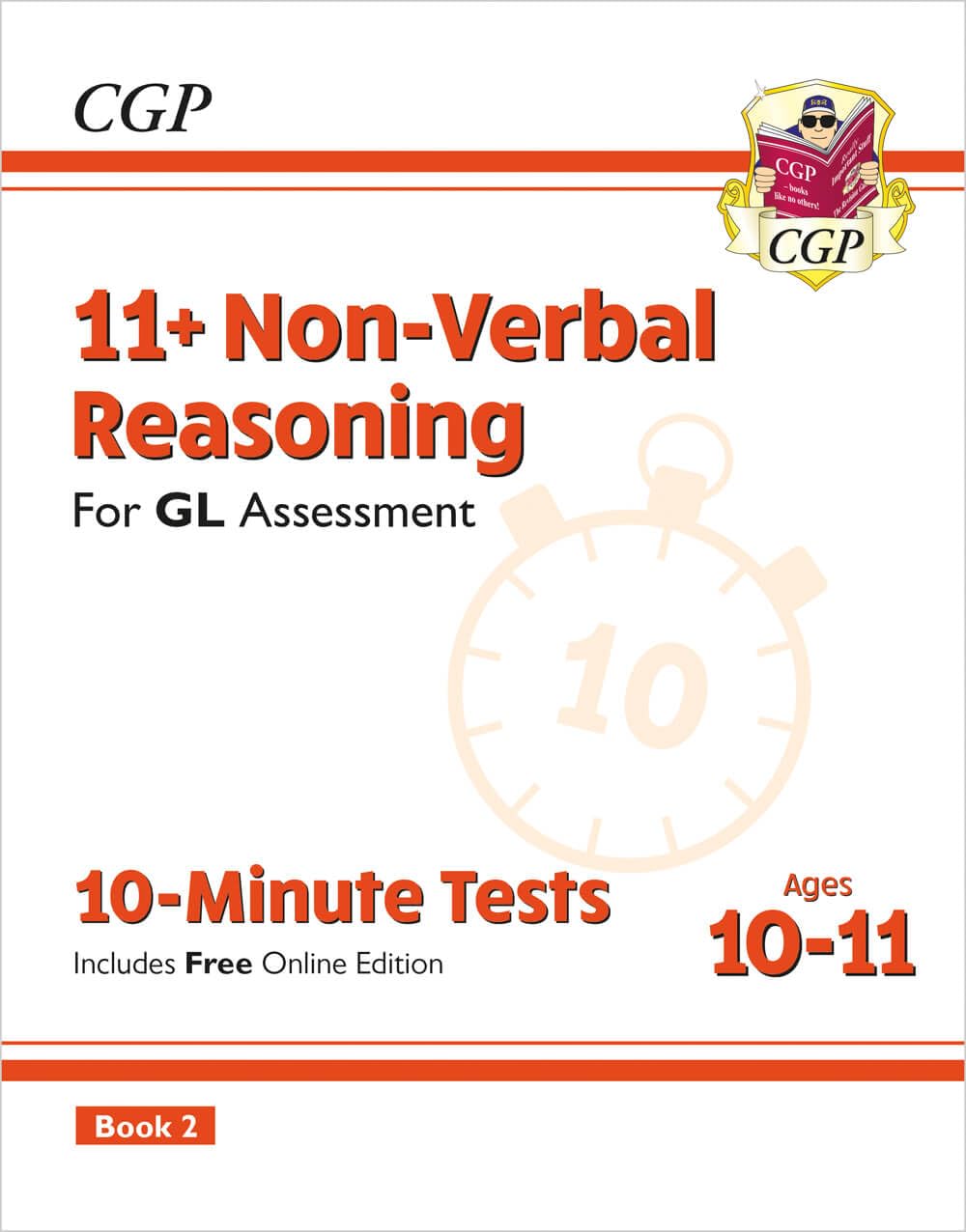 11+ GL 10-Minute Tests: Non-Verbal Reasoning - Ages 10-11 Book 2 (with Online Edition) (CGP GL 11+ Ages 10-11)