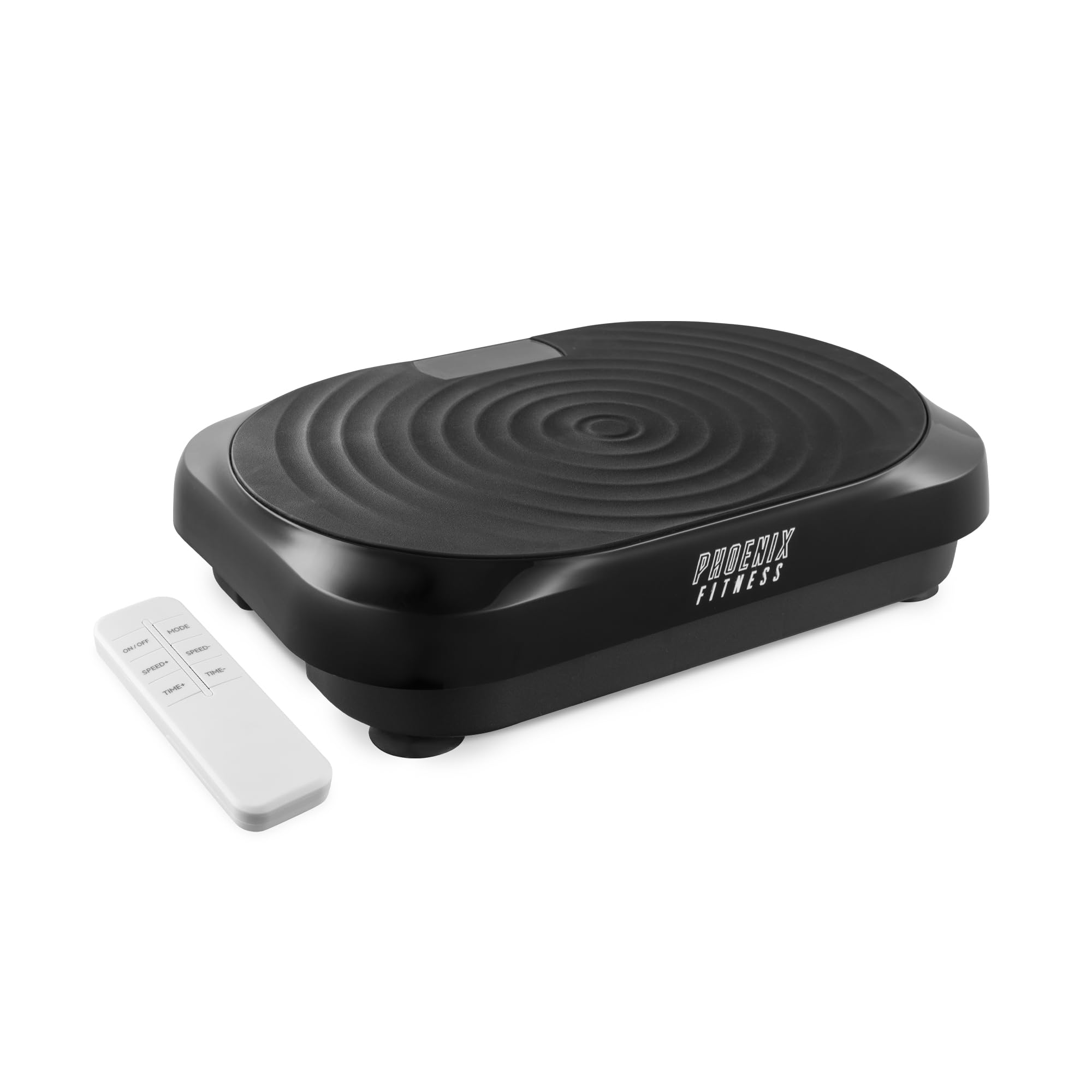 Phoenix Fitness Vibration Plate Exercise Machine - 120 Intensity Levels, Timer, LCD Display & 5 Programs for Weight Loss, Lymphatic Drainage, Circulation and Full Body Workout at Home & Gym - Black