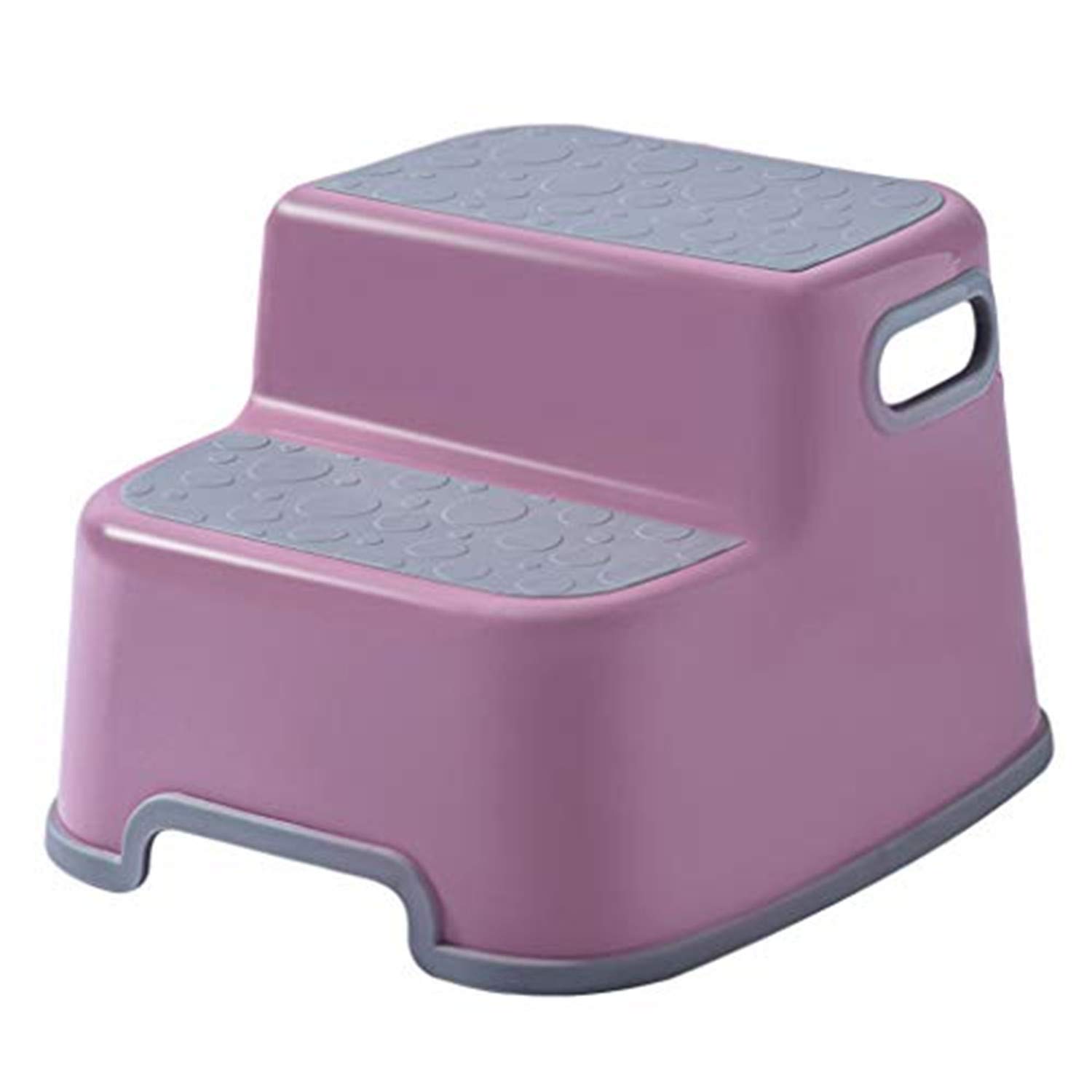 Marchepied pour enfants 2 marches rose rouge tabouret de propreté antidérapant