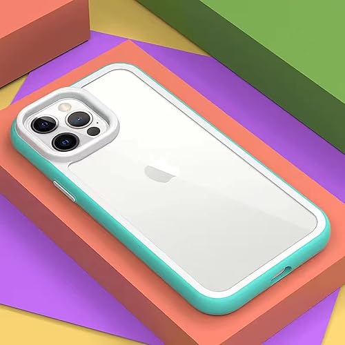 Miniatura 3 de Losin Funda protectora compatible con iPhone 14 Pro Max, diseño sin bordes, protector de lente de cámara, delgada, suave, de silicona líquida, a