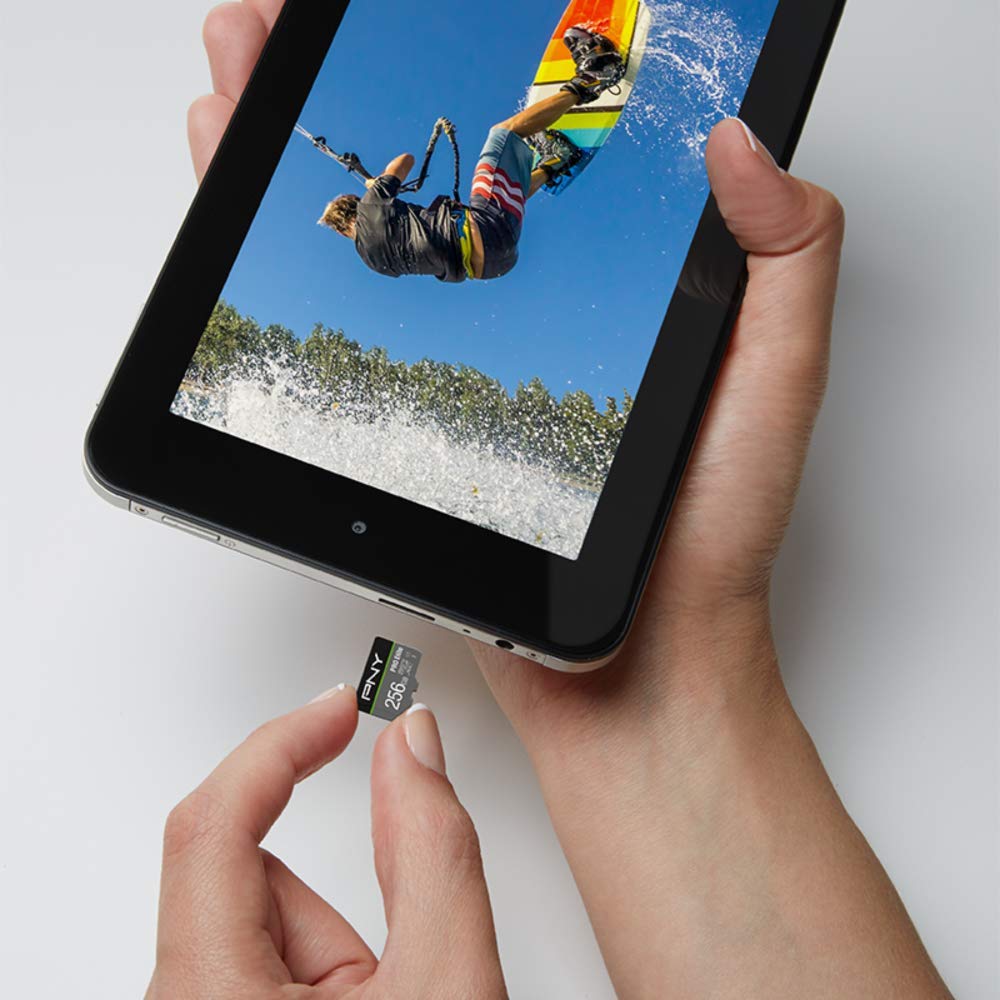 PNY Pro Elite microSDXC Card 256GB Class 10 UHS-I U3 100MB/s A1 V30