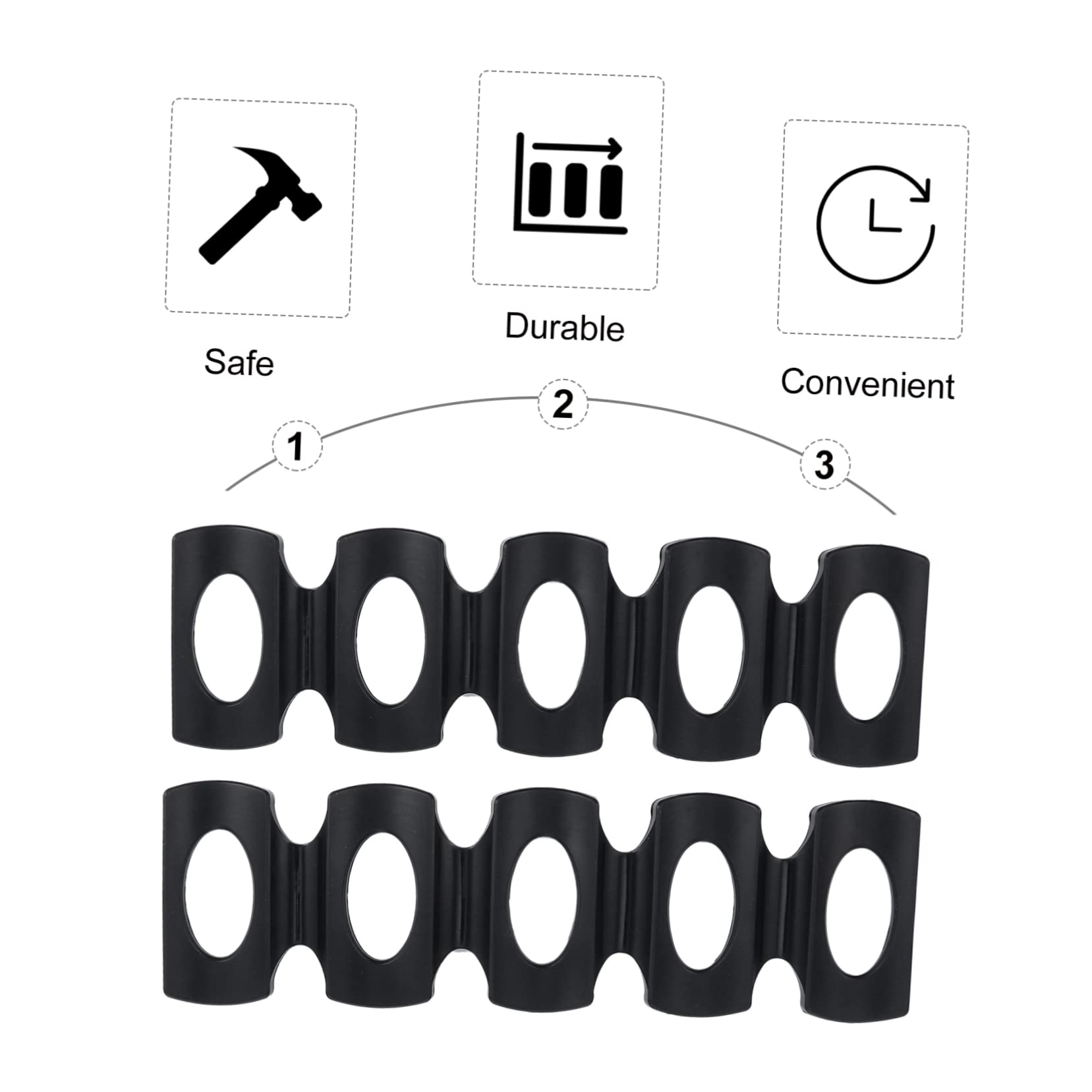 Garneck Can Beverage Beer Rack Drink Organizer for Pantry 2pcs Silicone Refrigerator Storage Mats