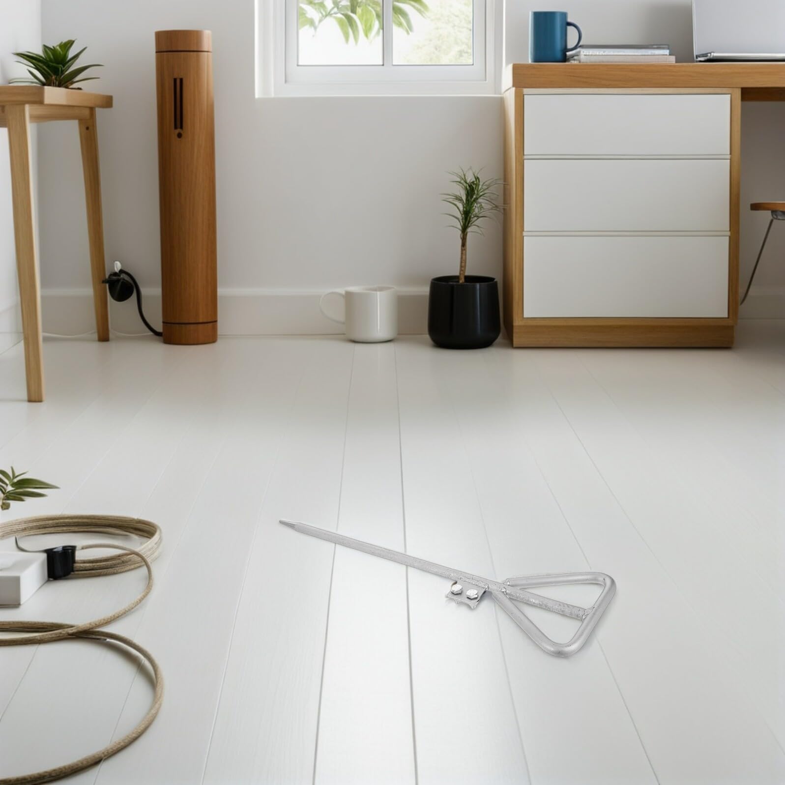 OSALADI 2pezzi Asta Messa Terra Zincato Per Esterni Perno Di Messa Terra Per Sistemi Elettrici Di Per Recinzioni Elettriche e Generatori
