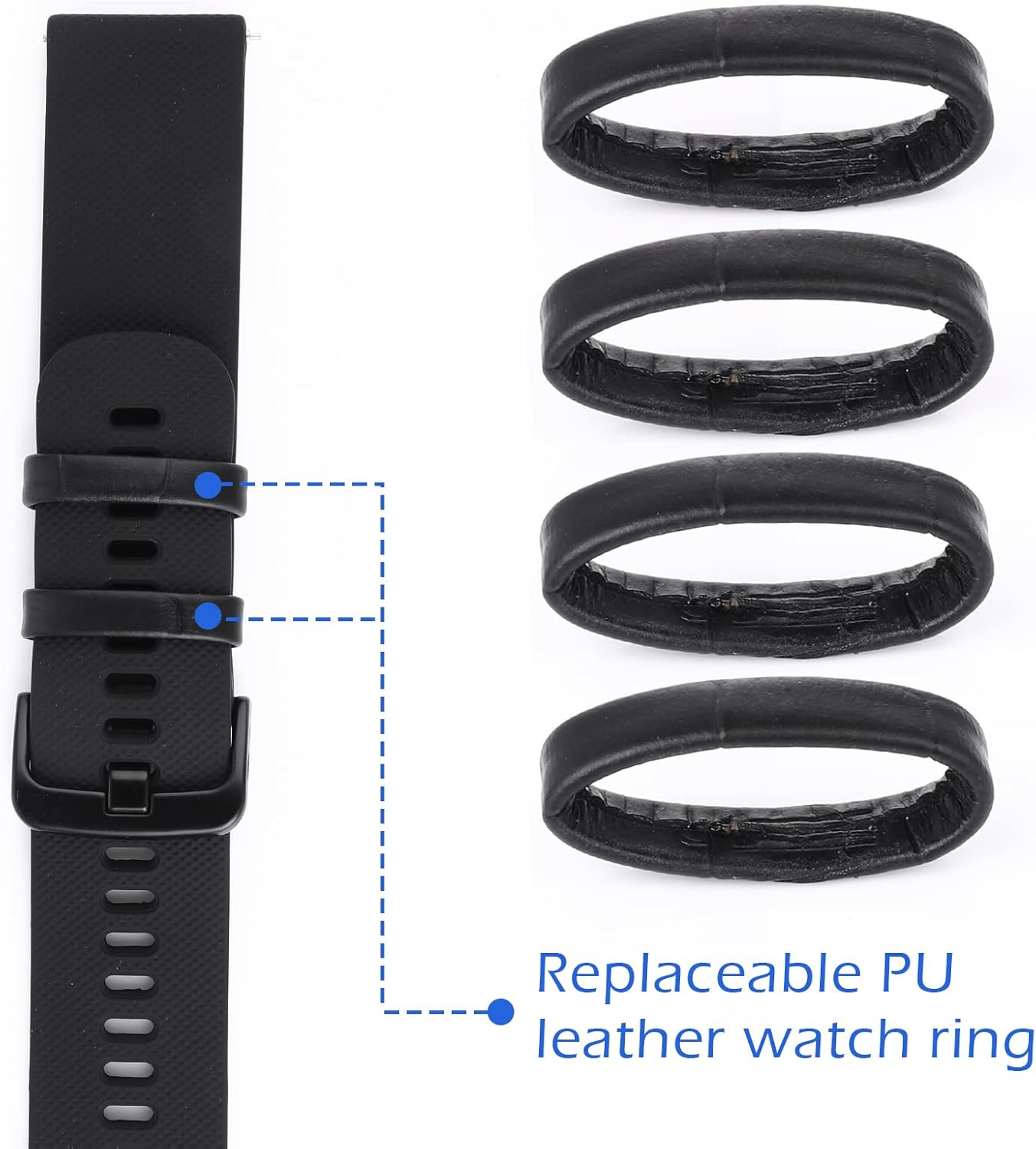 Cobee boucle cuir montre image 5