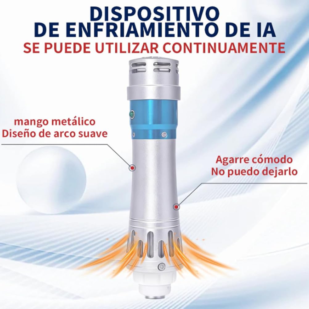 BCBKD Macchina Terapia Ad Onde D'urto Extracorporee, Macchina Professionale Terapia Ad Onde D'urto Extracorporee Elettromagnetiche Eswt ED, Massaggiatore per Il Sollievo dal Dolore