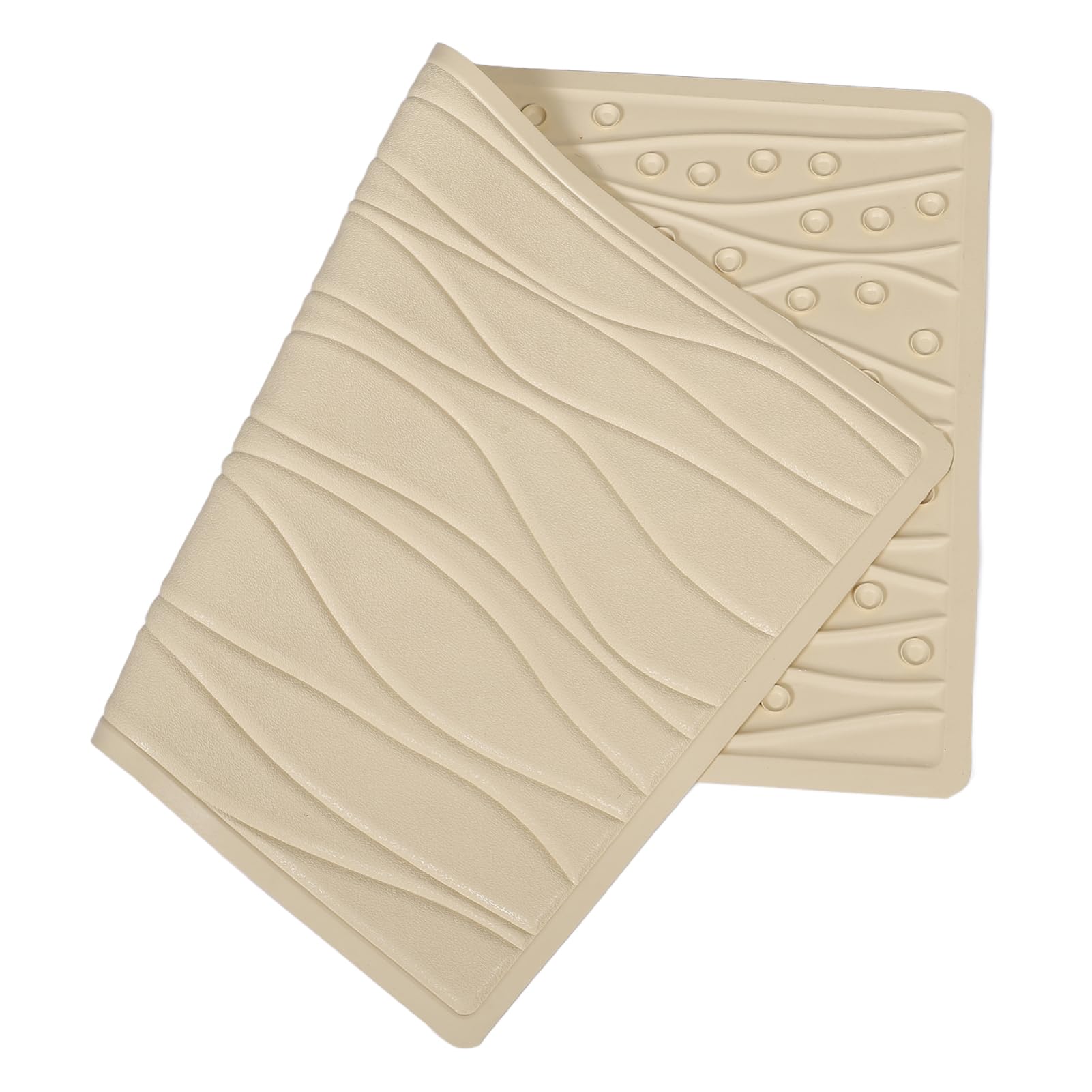 NOLITOY Alfombrilla de Baño de Goma Antideslizante, con Ventosas, para Bañera y Ducha, Adecuado para Hoteles y Hogar, Mantiene el Baño Seco y Limpio