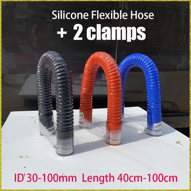 ID 30-100mm Universel Silicone Tuyau Flexible Radiateur Tube Tuyau Pour Admission D'air Haute Pression Haute Température Joint En Caoutchouc-400mm,ID 85mm
