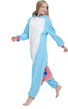 DarkCom Kid-Adult Animal Onesie Unicorn Halloween Christmas Pajamas