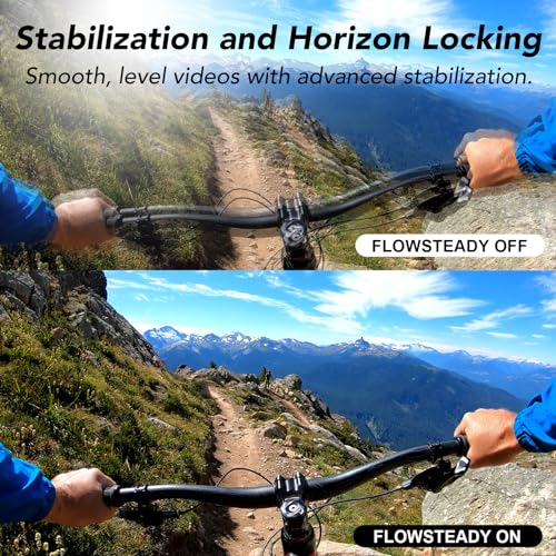 TOZO AnyVue Android Smart 360 Action Camera with 1/2" 4800W CMOS, 5.7K 360 Video, 12K 360 Photo, Intelligent Tracking Action Camera with Editing App, Built-in GPS, 4K Live Streaming, 3.0" Touchscreen - Image 6