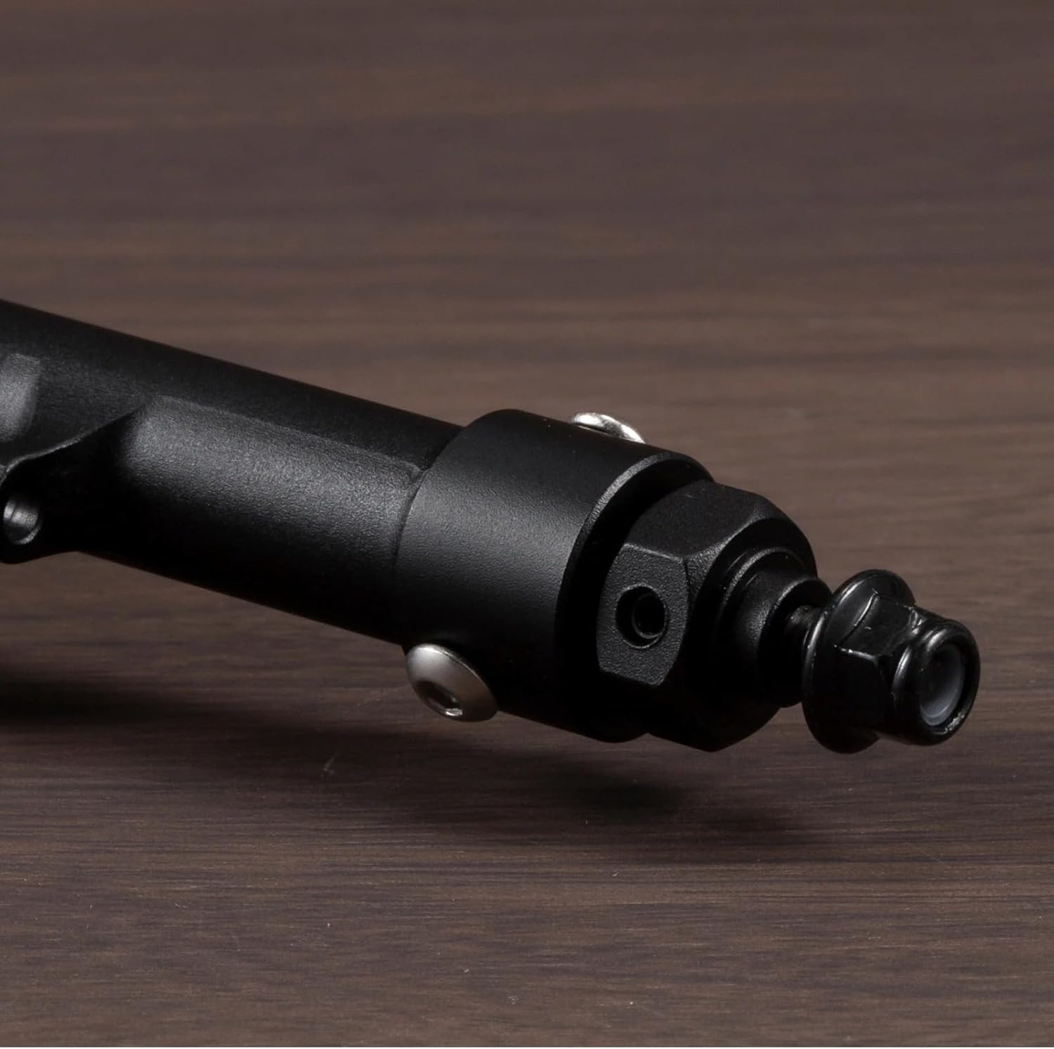 Machined Aluminum One Piece Construction Offset Straight Axle Set for 1/10 RC Crawler Axial SCX10 II VS4-10 Rock Trucks Parts (2 Piece Set Black)