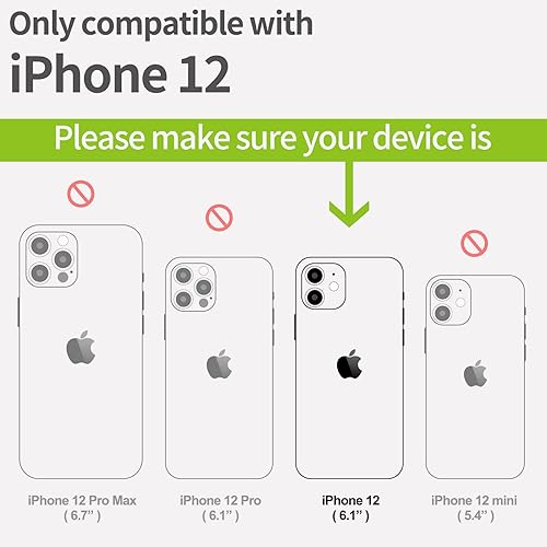 Miniatura 3 de Carveit Funda magnética de madera para iPhone 12 madera real dura y TPU suave negro a prueba de golpes, funda de madera única y elegante compatible