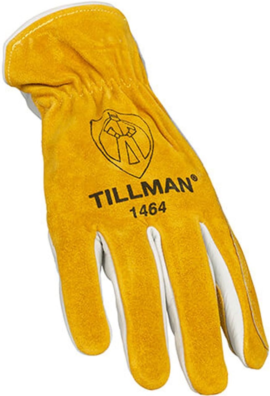 Tillman 1464 Top Grain Cowhide/Split Drivers Gloves, Small