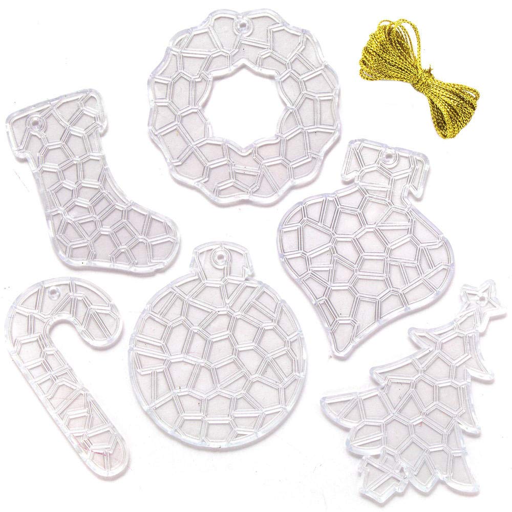 Baker Ross Acchiappasole Cuore – Confezione Da 10 Formine In Plastica Da Colorare E Appendere, Attività Creativa Per Bambini - 4