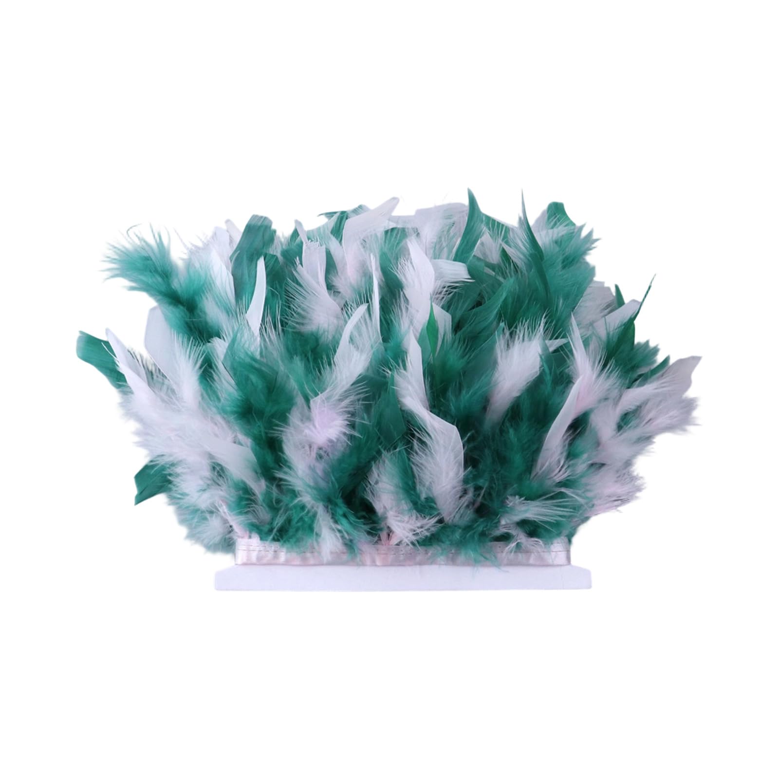 JSGHGDF Colorful Two Color Plumage with Pattern Edging for Sewing Projects and Party Decorations Sewing Accessory Quills