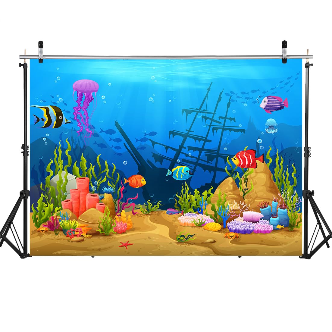 WOLADA Fotohintergrund 'Congrats Grade' – 2,8x1,5 M, Vinyl, Für Abschlussfotos & Partys