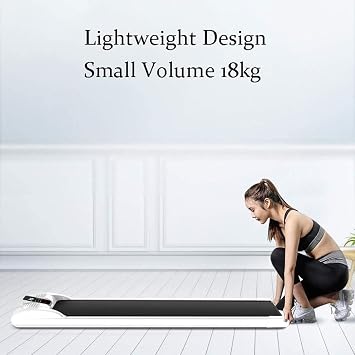 Foldable Treadmill Portable Automatic Treadmill Compact Under Desk Treadmill for Home Gym with Remote Control 1.75Hp Multifunctional Flat Treadmill
