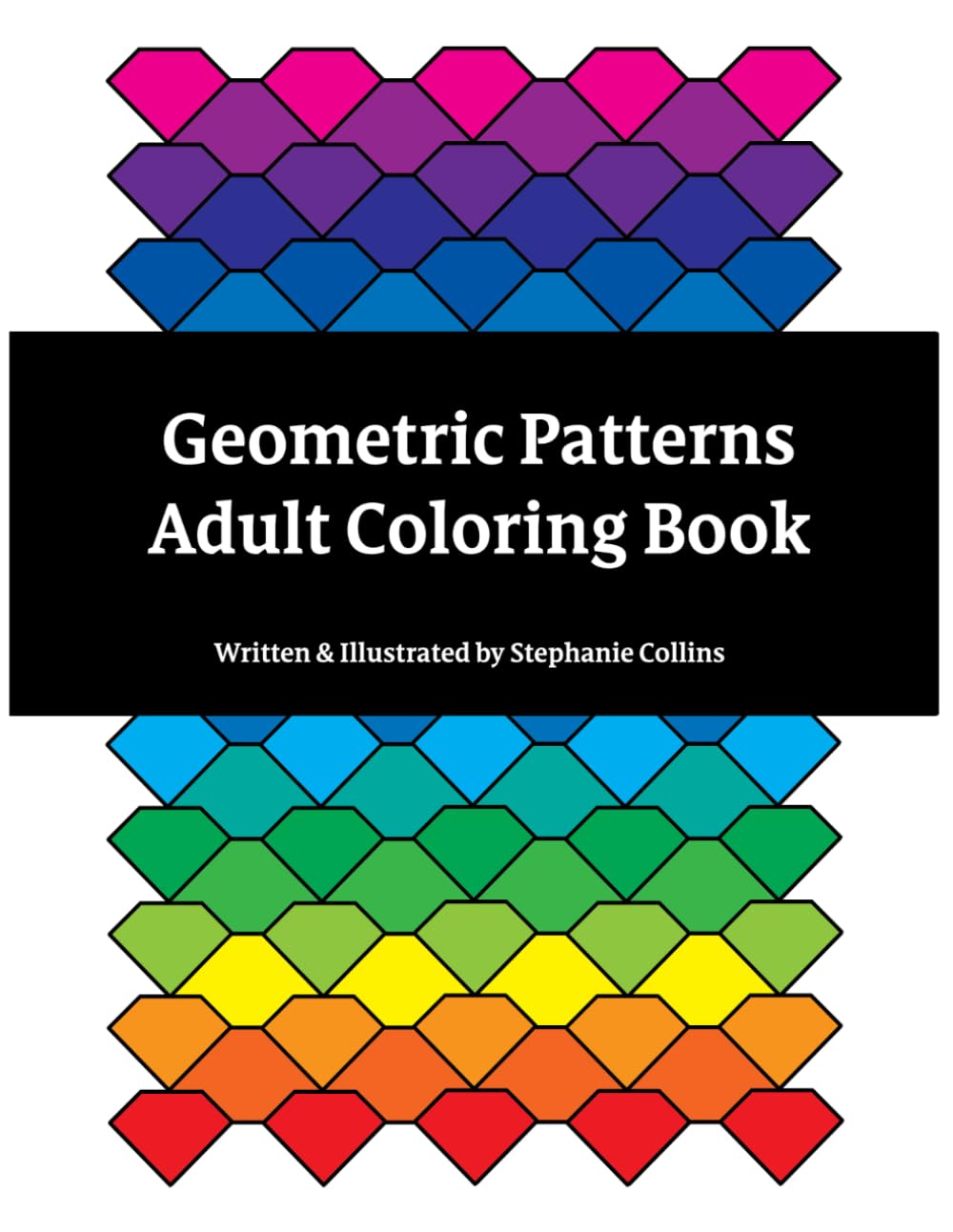 Geometric Patterns Adult Coloring Book