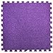Produktbild Teppich-Effekt ineinandergreifende Schaumstoffmatten - Perfekt zum Bodenschutz, für die Garage, das Training, Yoga, Spielzimmer - EVA Schaumstoff (9 Fliesen, Lila)