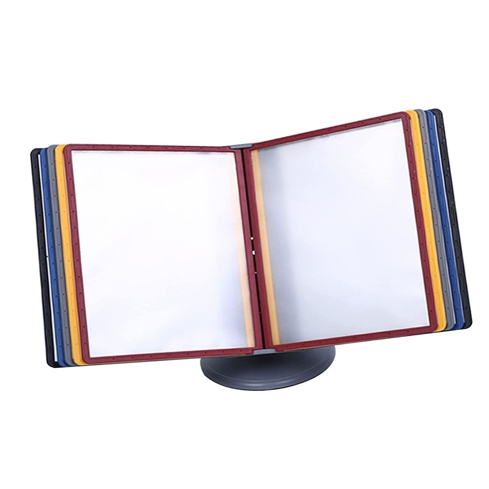 YNIYUJKL Desktop Reference Organizer Adjustable Desk Flip File Holder, Multifunctional File Display Stand, For Storage A4 Documents