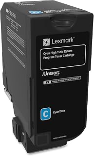 Lexmark LEX84C1HC0 Unison Original Cartridge-Cyan-EARtn Cartridge, F/CX725, 16, 000 Page Yield, CYN Toner