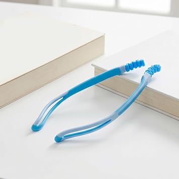 2 Pairs Silicone Replacement Glasses Arms for ’, Comfortable Eyeglass Temple Tips Providing Stable Fixation and Gentle Support for Extended Wear and Reading