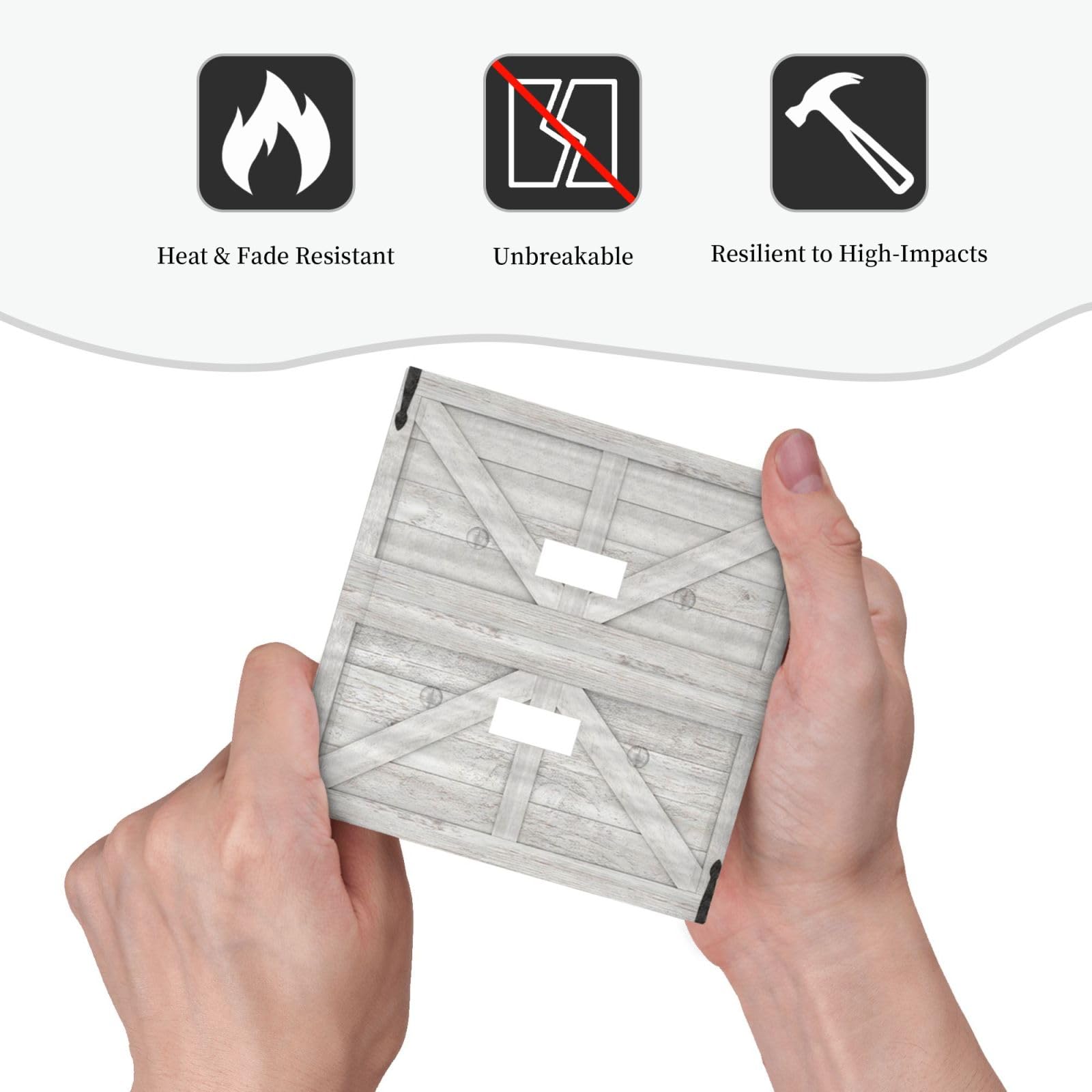 Tablero De Madera Marrón Rústico Vintage Para Puerta De Granero