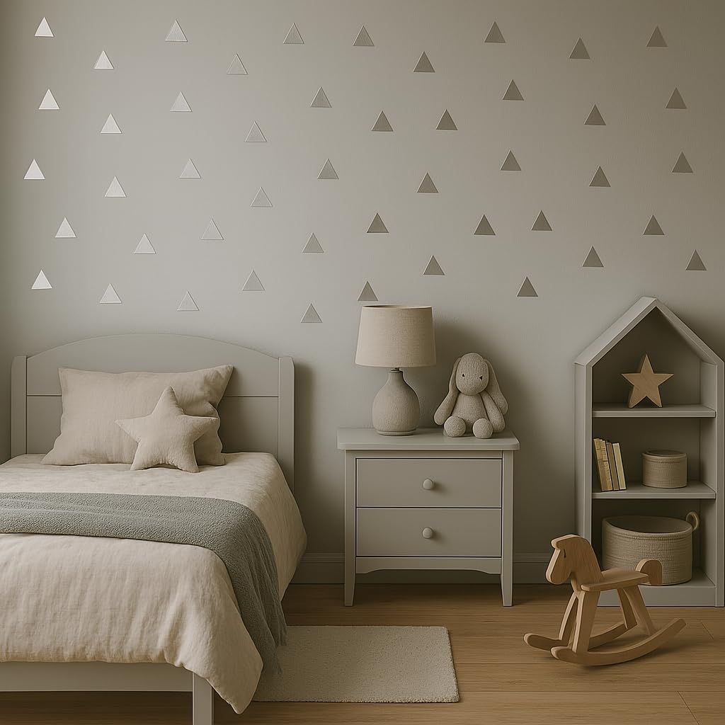 Stickers muraux chambre bébé pour créer un ciel étoilé argenté