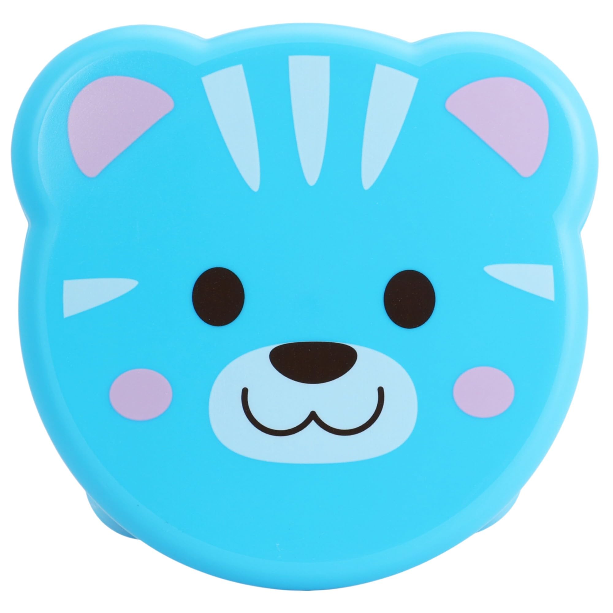 MIJOMA Taburete infantil con diseño de animales – Taburete antideslizante de polipropileno, 23 x 22 x 23 cm, ligero, estable e ideal para la habitación de los niños (tigre)