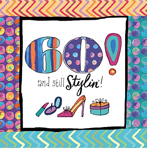 Cypress Home 60th Birthday Paper Cocktail Napkins, 20 Count