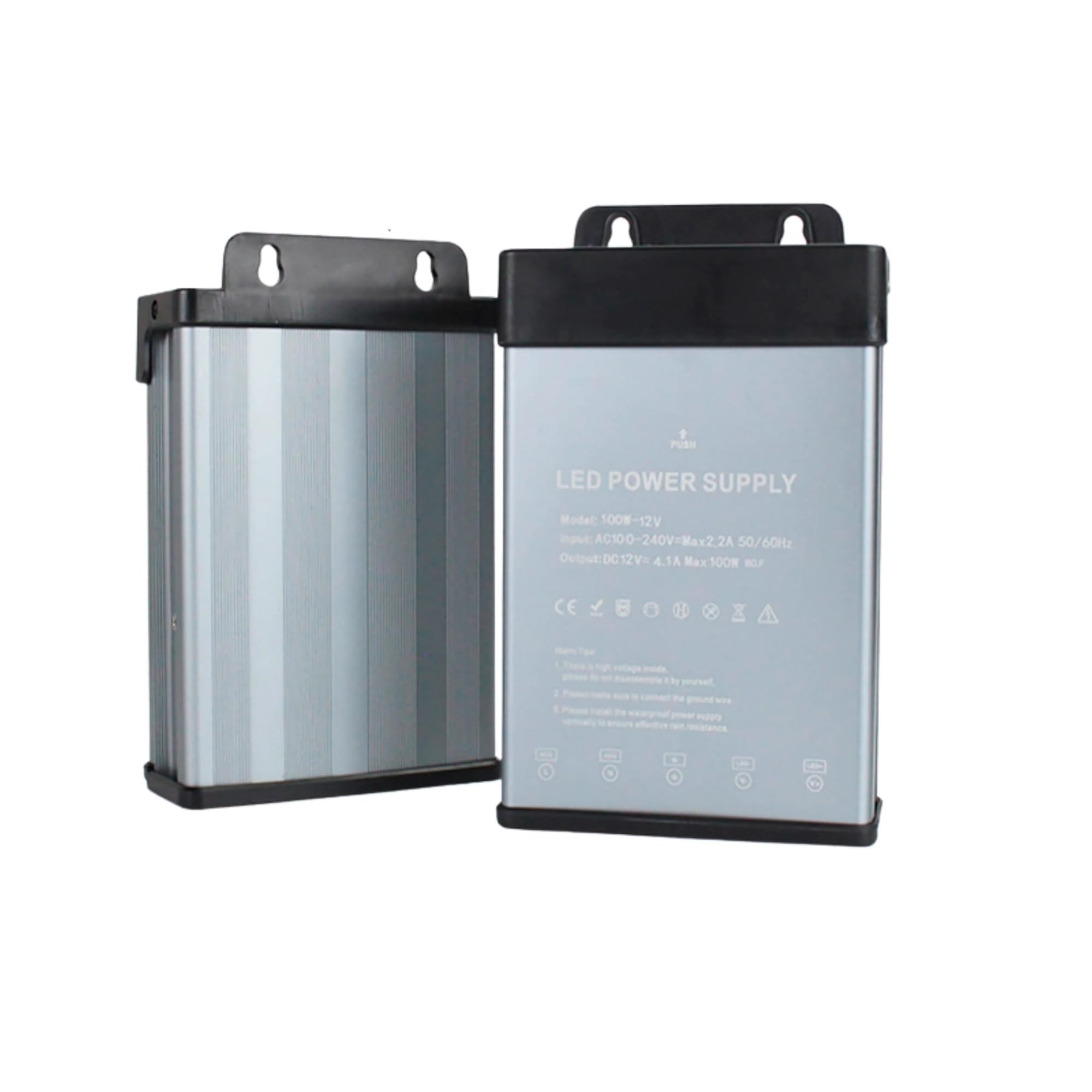 Trasformatore 240V A 12V 200W Per Strisce LED – Impermeabile IP43 Con Ventola, Alimentatore Switching Per Esterni E Interni