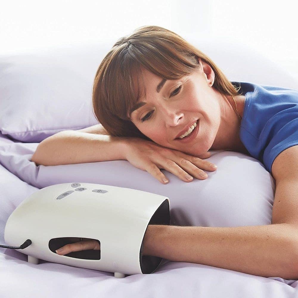 Hand Therapy Heat Massager - Compress/Vibrate/Heat Functions