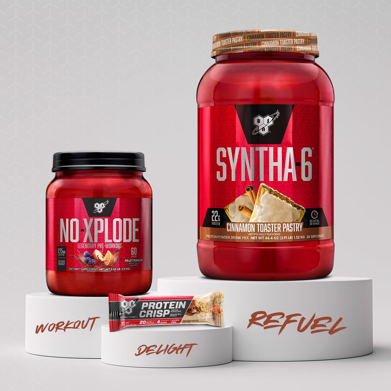 BSN SYNTHA-6 Premium Protein Powder, Cinnamon Toaster Pastry, 28 Servings — Amazon image 8